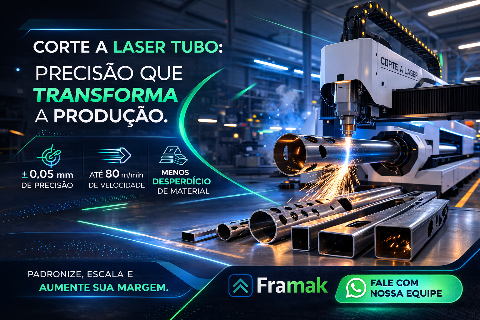 Corte a Laser Tubo: Precisão que Transforma Produção
